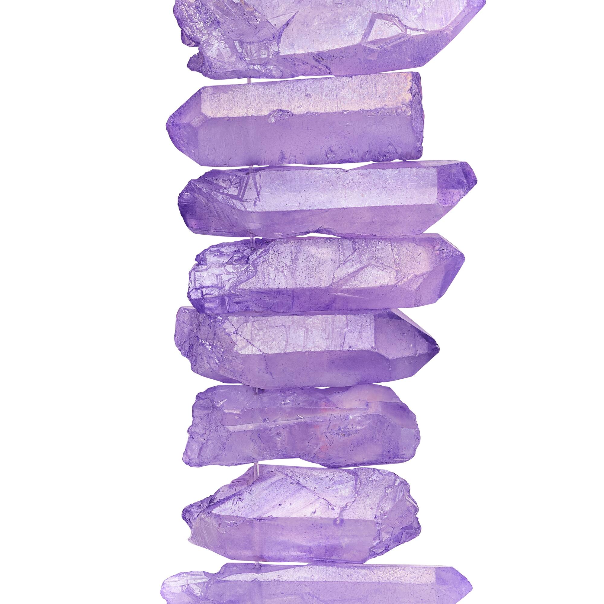 Lavender Aurora Borealis Crystal Stick Beads by Bead Landing™